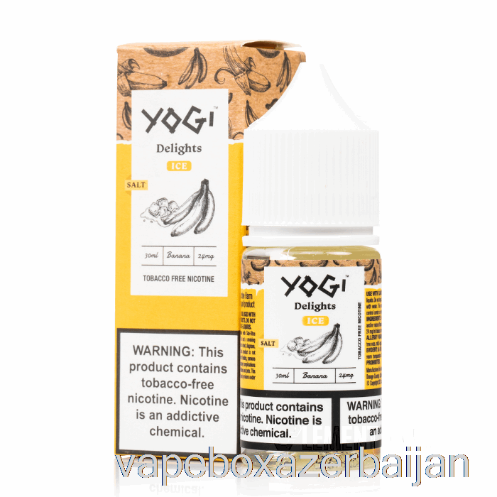 Vape Azerbaijan Banana Ice Salts - Yogi Delights - 30mL 24mg